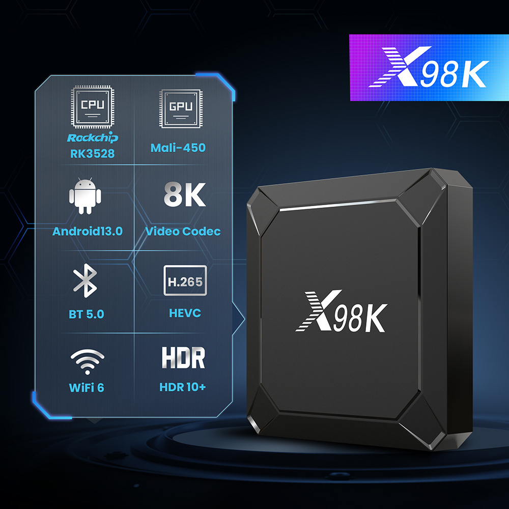 Radxa Rock 5B 16Gb - Nuevo X98K Android 13 TV Box