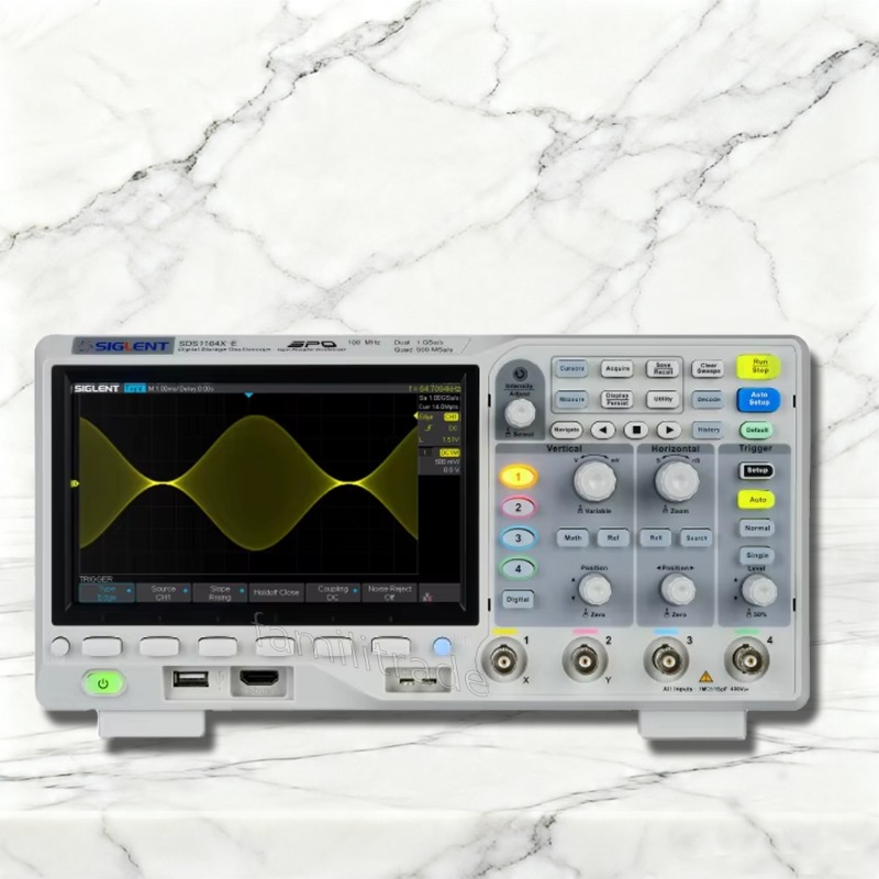 Digital Storage Oscilloscope 100Mhz 4Ch - 1PC SIGLENT SDS1104X-E Osciloscopio digital de