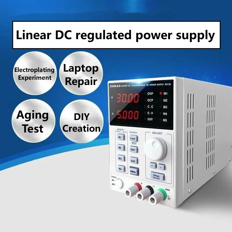 Programmable Dc Power Supply 60V 5A - Fuente de Alimentación DC Regulada Lineal