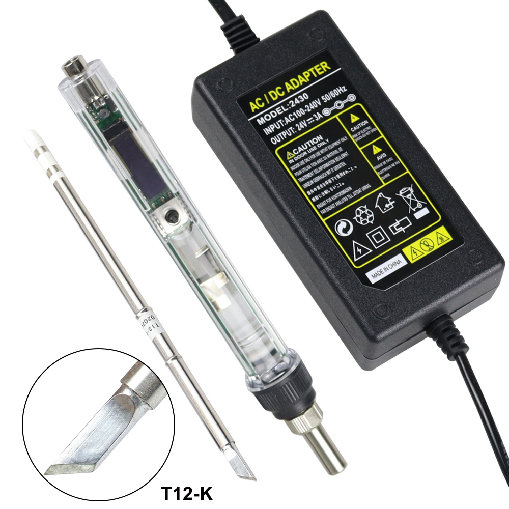 Soldering Station T12 Oled - Kit de soldador eléctrico T12 DC