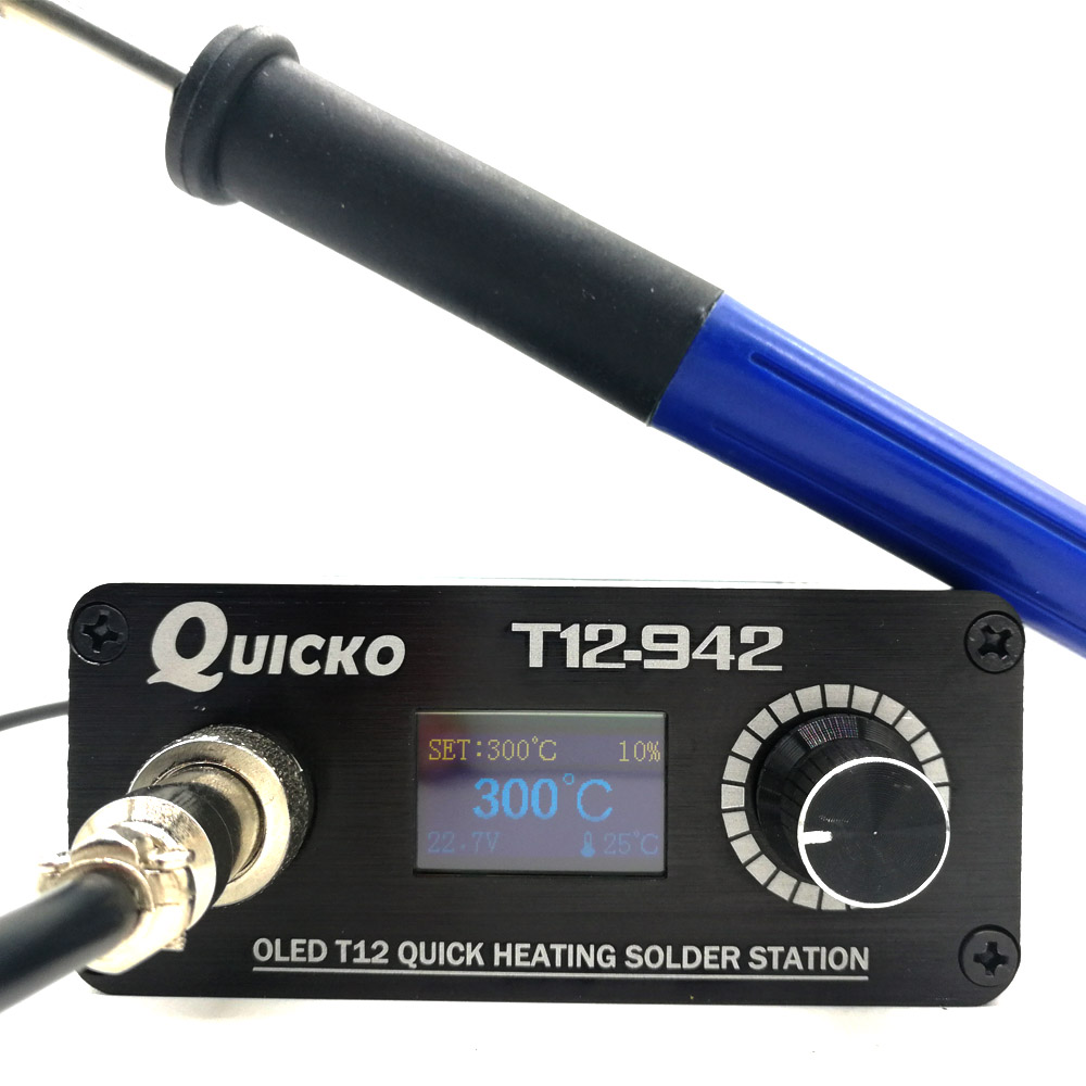 Soldering Station T12 Oled - QUICKO MINI T12 STC OLED Estación