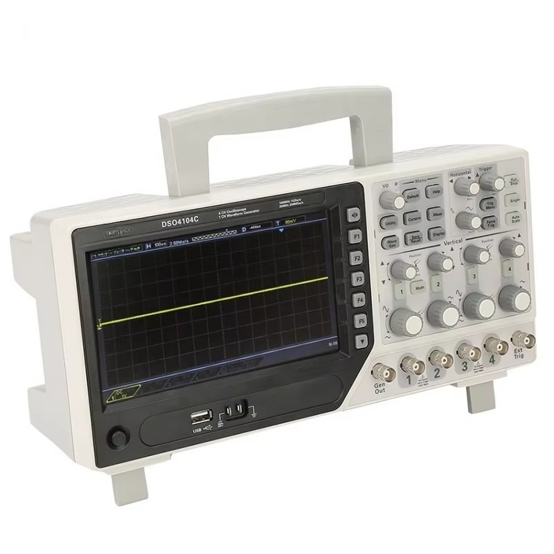 Digital Storage Oscilloscope 100Mhz 4Ch - Osciloscopio Digital de Almacenamiento Hantek DSO4104C