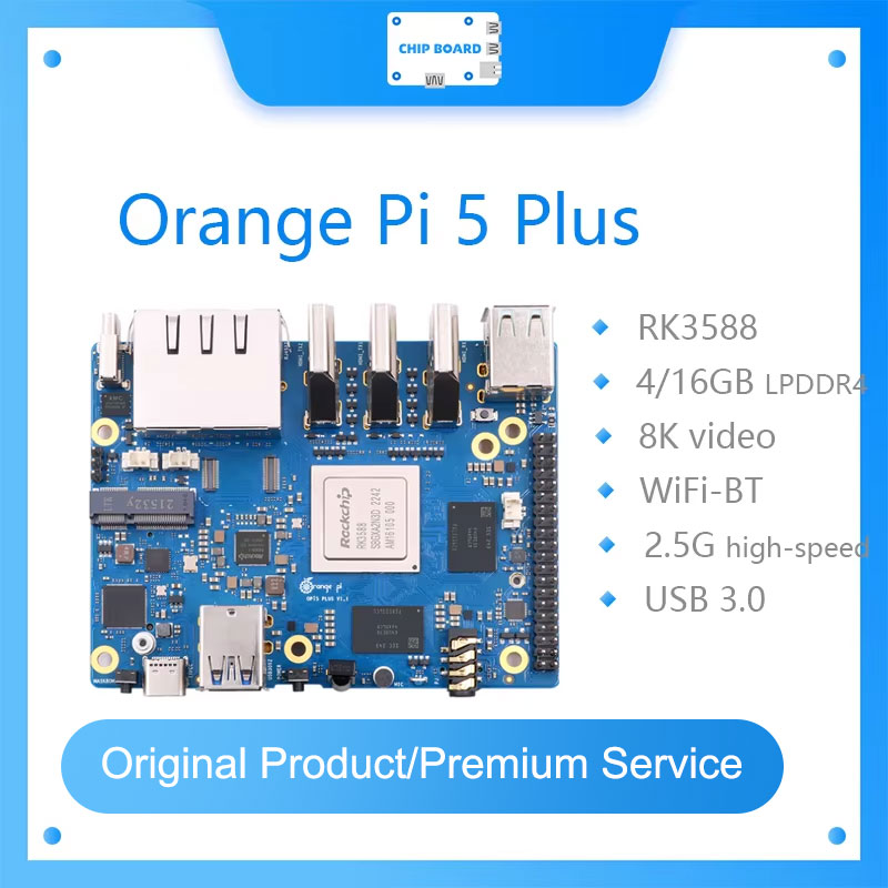 Orange Pi 5 Plus 16Gb - Orange Pi 5 Plus placa única