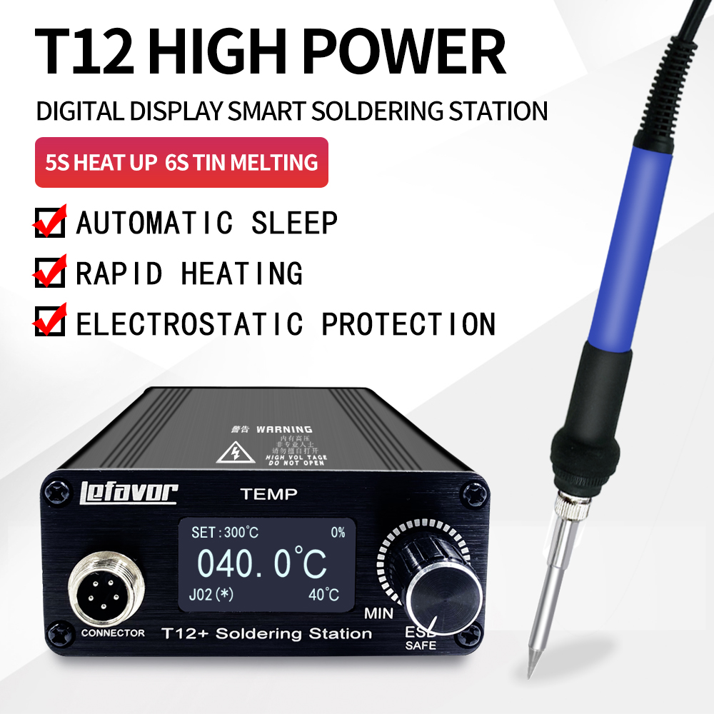Soldering Station T12 Oled - Estación de soldadura T12 +, soldador