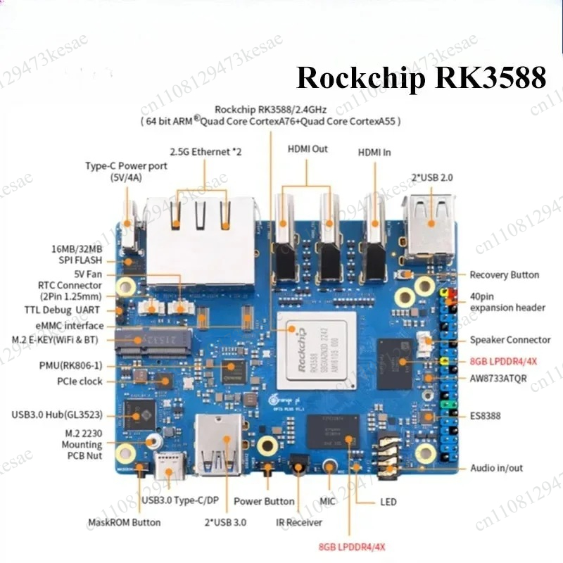 Orange Pi 5 Plus RK3588 SBC 16 - Orange Pi 5 Plus 16Gb reseña y precio