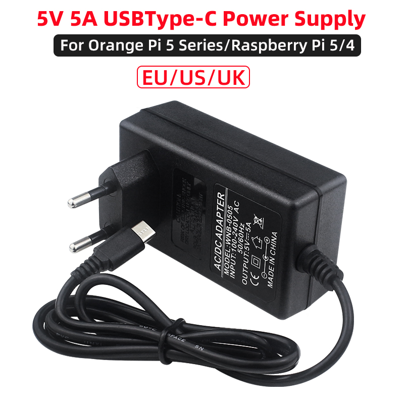 Adaptador de corriente de 5V 5 - Banana Pi Bpi-M5 reseña y precio