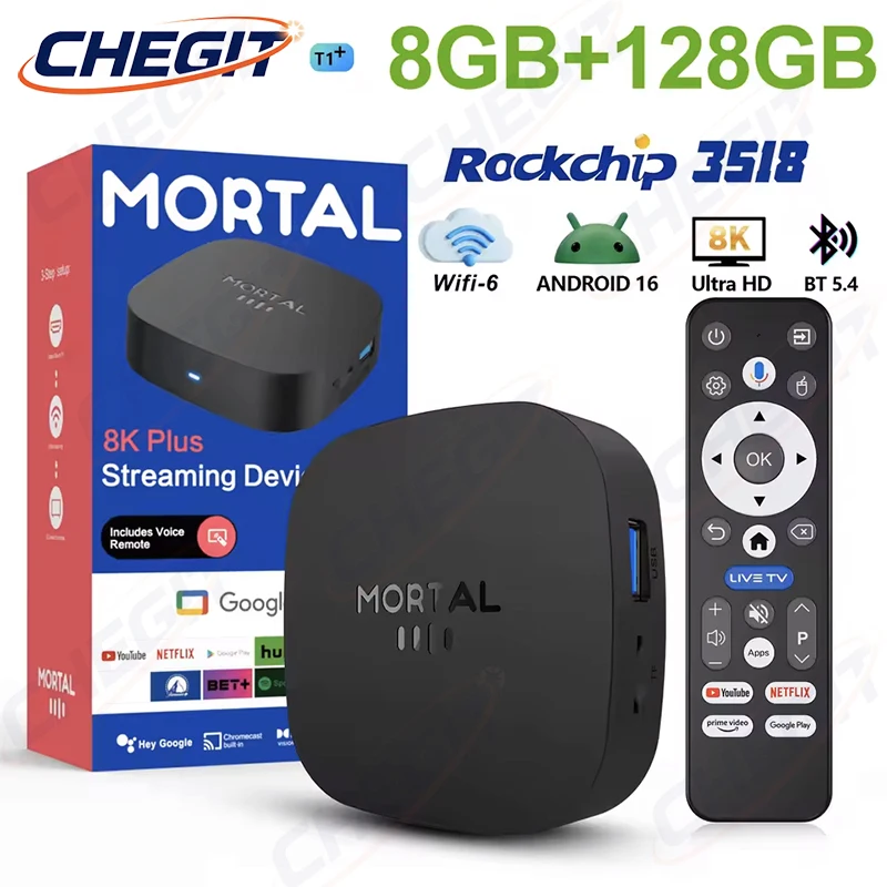 Nuevo TV Box T1+ 8K HD 2026, A - Khadas Vim4 8Gb reseña y precio
