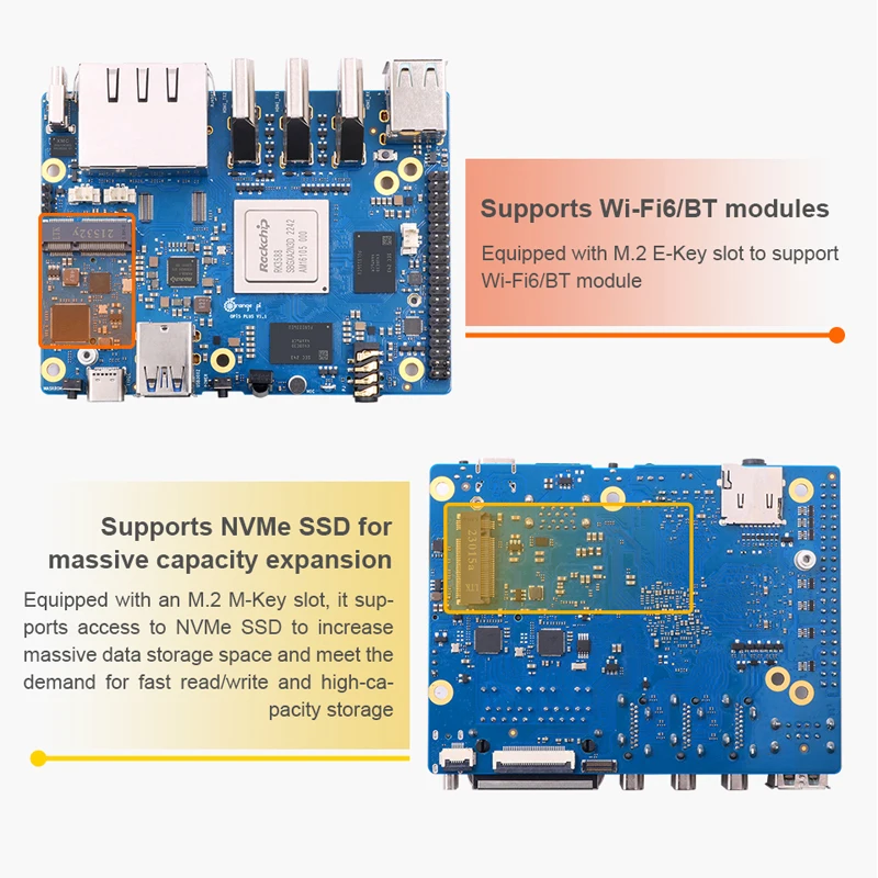 Orange Pi 5 Plus 4 8 16 GB RAM - Orange Pi 5 Plus 16Gb reseña y precio