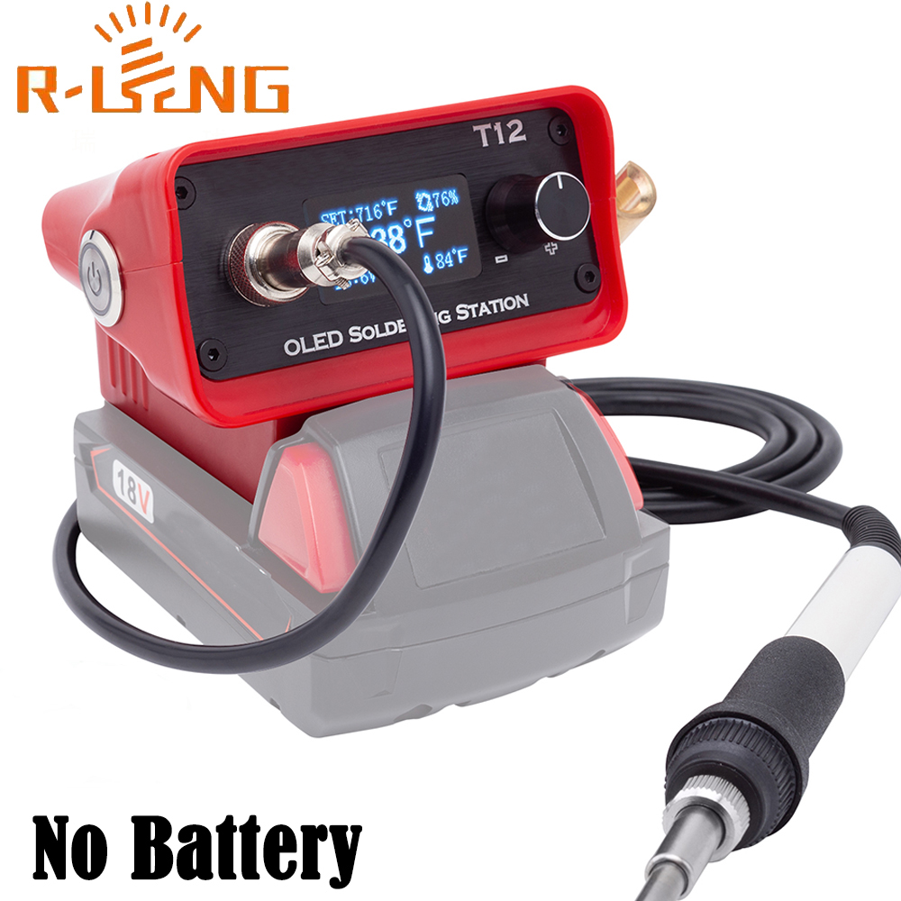 Estación de soldadura de hierr - Soldering Station T12 Oled reseña y precio