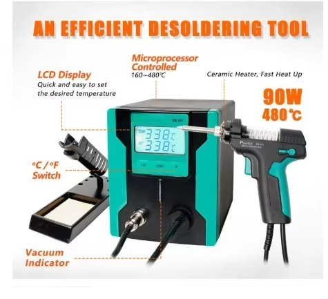 Bomba desoldadora eléctrica di - Desoldering Gun Vacuum Electric reseña y precio