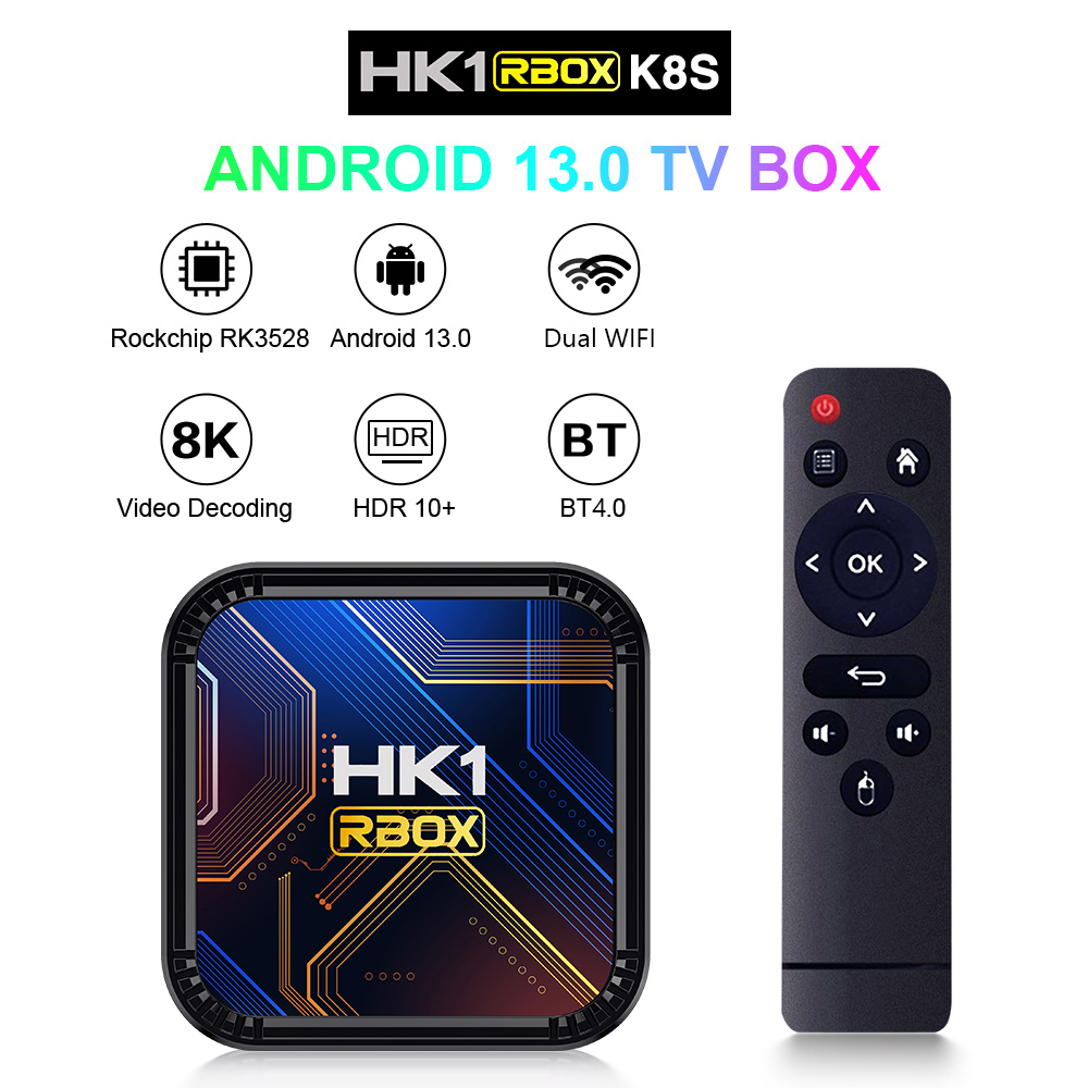 HK1 RBOX K8S Android 13 TV Box - Radxa Rock 5B 16Gb reseña y precio