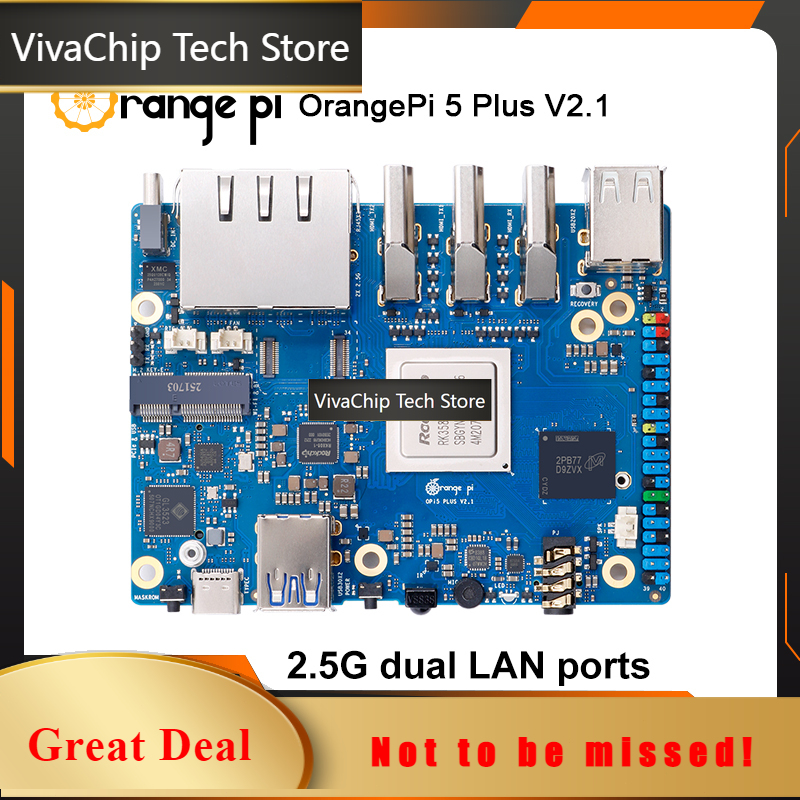 VivaCT Orange Pi 5 Plus V2.1 V - Orange Pi 5 Plus 16Gb reseña y precio