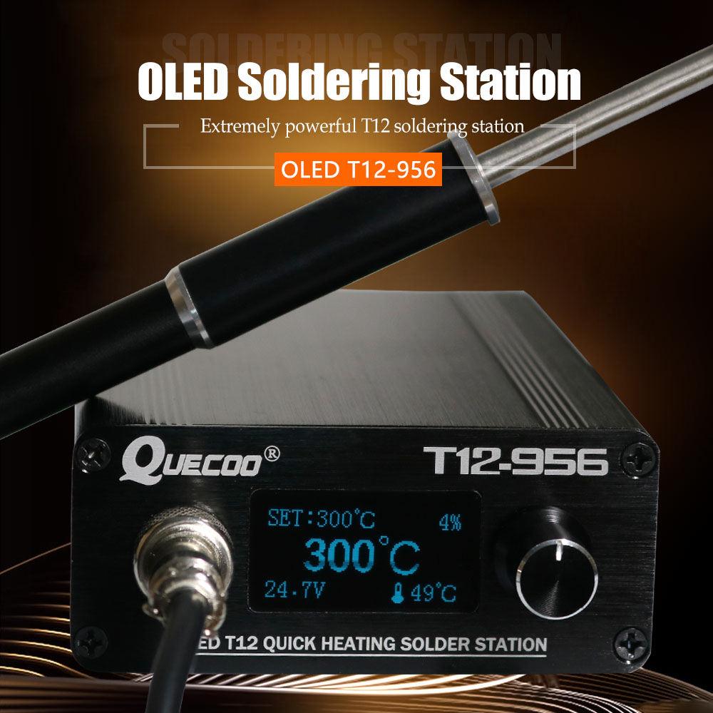 Estación Digital de soldadura  - Soldering Station T12 Oled reseña y precio