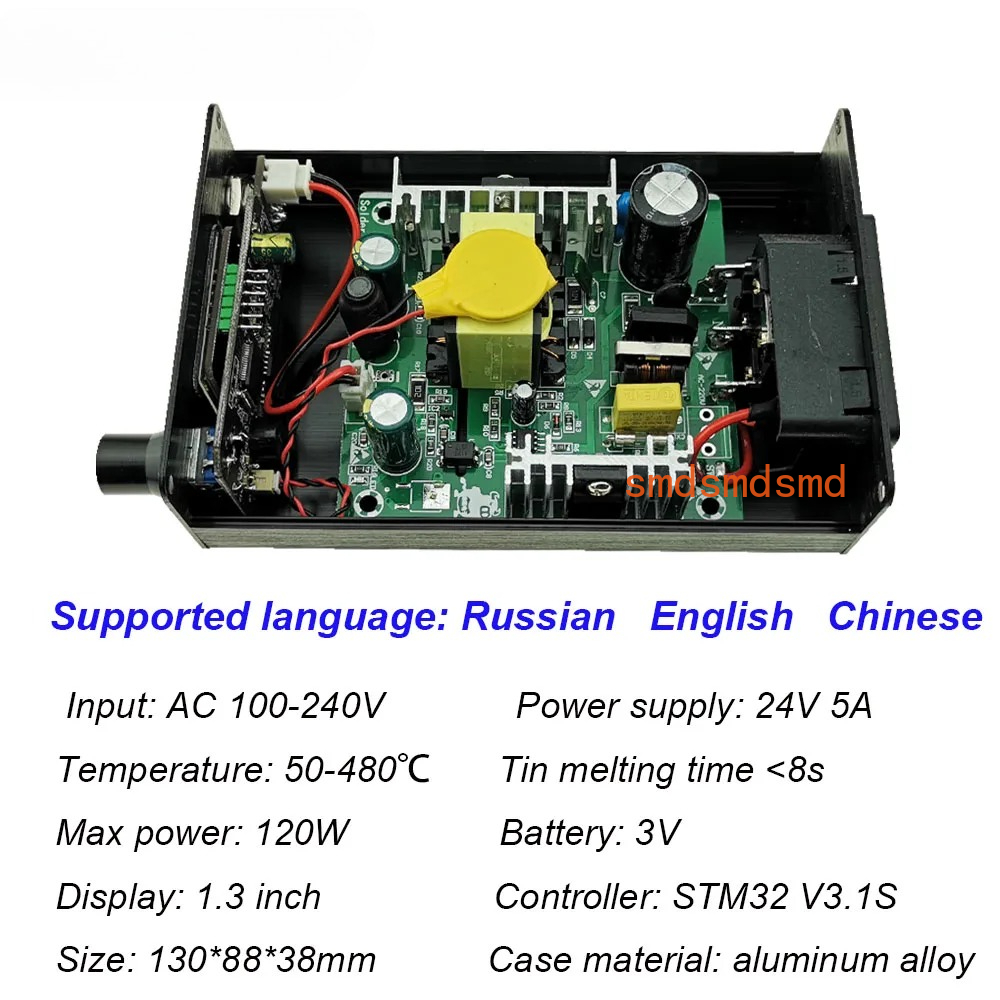 Estación de Soldadura STM32 V3 - Soldering Station T12 Oled reseña y precio
